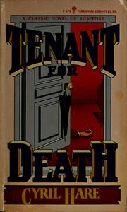 Cover of: Tenant for Death
