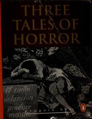 Cover of: Three tales of horror by 