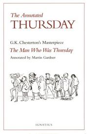 Cover of: The annotated Thursday by Gilbert Keith Chesterton