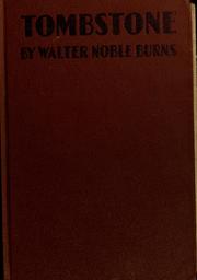 Cover of: Tombstone by Walter Noble Burns