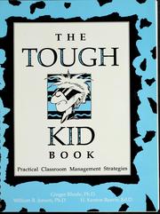 Cover of: The tough kid book | Ginger Rhode