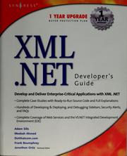 Cover of: XML. NET: developer's guide