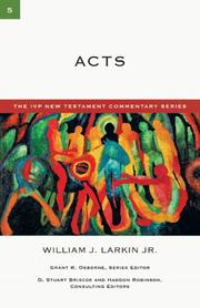 Cover of: Acts (The Ivp New Testament Commentary)