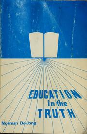 Cover of: Education in the truth