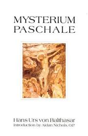Cover of: Mysterium Paschale by Hans Urs von Balthasar