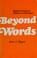 Cover of: Beyond words: mystical fancy in children's literature