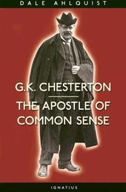 Cover of: G. K. Chesterton by Dale Ahlquist