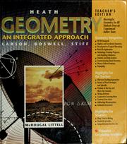 Cover of: Heath geometry: an integrated approach