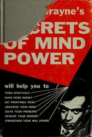 Cover of: Harry Lorayne's secrets of mind power by Harry Lorayne