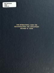 Cover of: Digital computer solution of linear and nonlinear ordinary differential equations