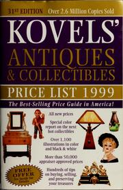 Cover of: Kovels' antiques & collectibles price list: for the 1999 market, illustrated