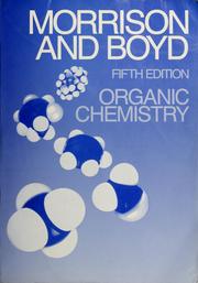 Cover of: Organic chemistry by Robert Thornton Morrison