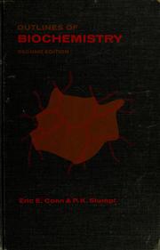 Cover of: Outlines of biochemistry