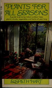 Cover of: Better Homes and Gardens Plants for All Seasons (Pleasure of Gardening)