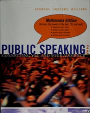 Cover of: Public speaking: connecting you and your audience