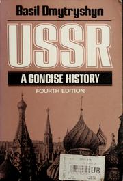 USSR by Basil Dmytryshyn, Michael Grant