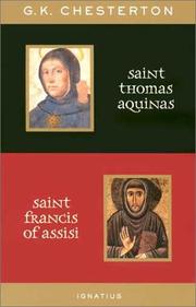 Cover of: St. Thomas Aquinas and St. Francis of Assisi: With Introductions by Ralph McInerny and Joseph Pearce