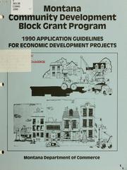 Cover of: 1990 application guidelines for housing and public facilities projects