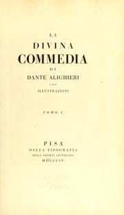 Cover of: La divina commedia