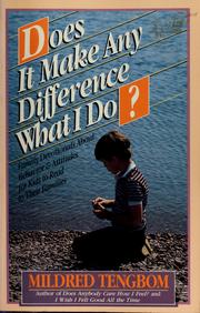 Cover of: Does it make any difference what I do?
