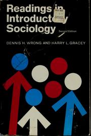 Cover of: Readings in introductory sociology