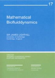 Cover of: Mathematical Biofluiddynamics (CBMS-NSF Regional Conference Series in Applied Mathematics) (CBMS-NSF Regional Conference Series in Applied Mathematics)