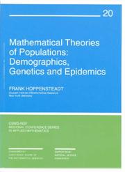 Cover of: Mathematical Theories of Populations by Frank Hoppensteadt