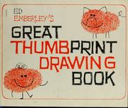Cover of: Great thumb print drawing book by Ed Emberley
