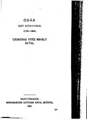 Cover of: Csokonai Vitéz Mihály összes művei by Mihály Csokonai Vitéz