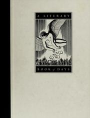 Cover of: A literary book of days