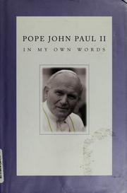Cover of: In my own words by Pope John Paul II