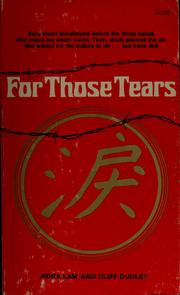Cover of: For those tears