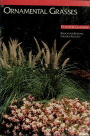 Cover of: Ornamental grasses