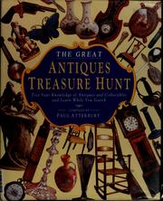 Cover of: The great antiques treasure hunt by Paul Atterbury