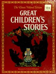 Cover of: Great children's stories by Frederick Richardson