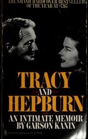 Cover of: Tracy and Hepburn by Garson Kanin