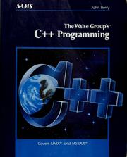Cover of: The Waite Group's C++ programming