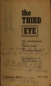 Cover of: The Third Eye by T. Lobsang Rampa