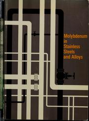 Cover of: Molybdenum in stainless steels and alloys by Louis Colombier