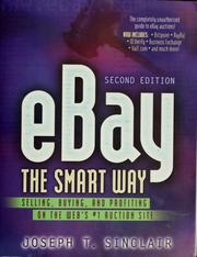 Cover of: eBay the smart way by Joseph T. Sinclair