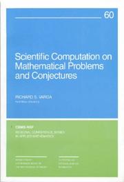 Cover of: Scientific computation on mathematical problems and conjectures