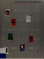 Cover of: British visual communication design 1900-1985