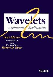 Wavelets by Yves Meyer, Ronald Coifman
