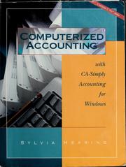Cover of: Computerized accounting with CA-Simply Accounting for Windows