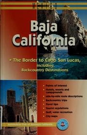 Cover of: Baja California by Automobile Club of Southern California