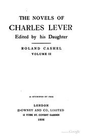 Cover of: The novels of Charles Lever