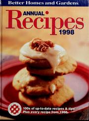 Cover of: Annual Recipes: 1998
