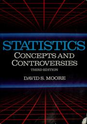 Cover of: Statistics by David S. Moore