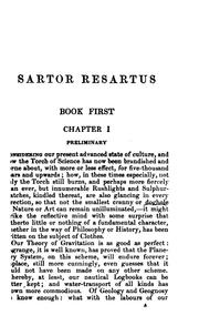 Cover of: Sartor resartus: the life and opinions of Herr Teufelsdröckh. In three books