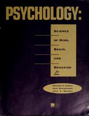 Cover of: Psychology: science of mind, brain, and behavior